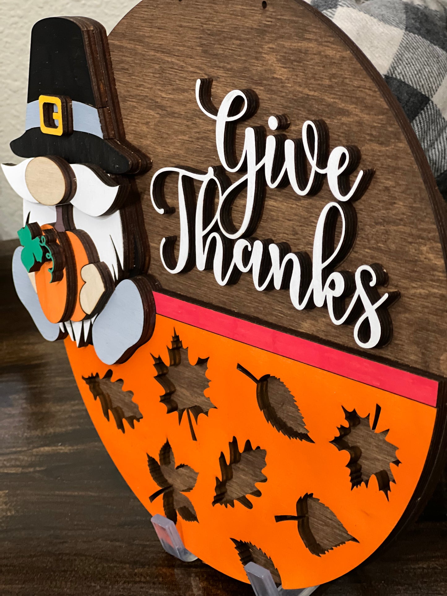 Buy Gnome Give Thanks Sign