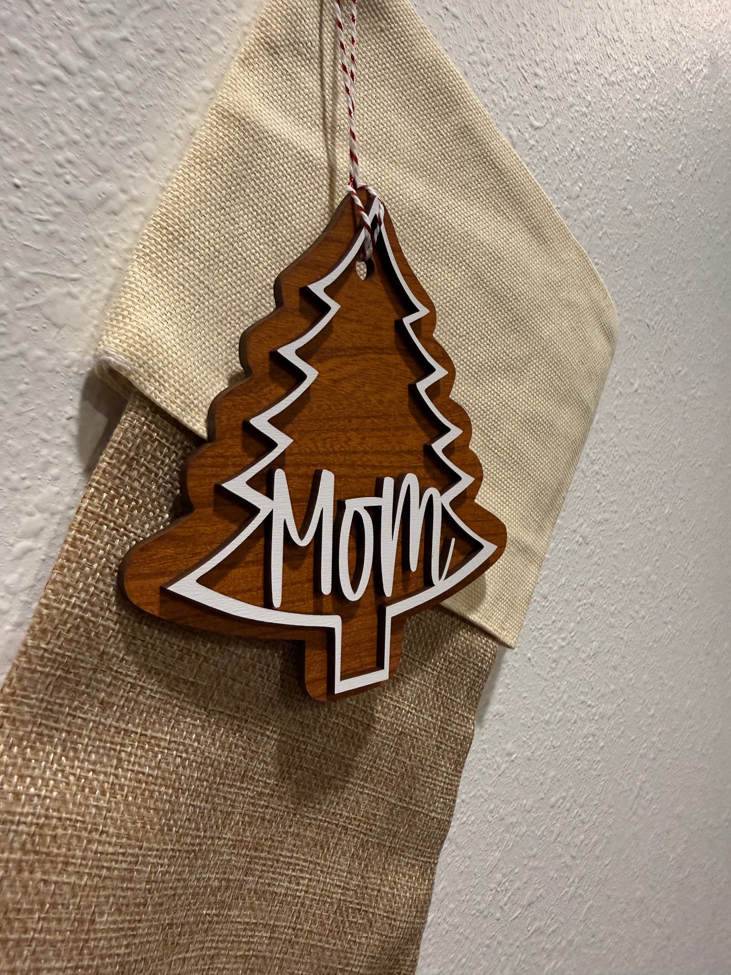 Christmas Tree Stocking Tags