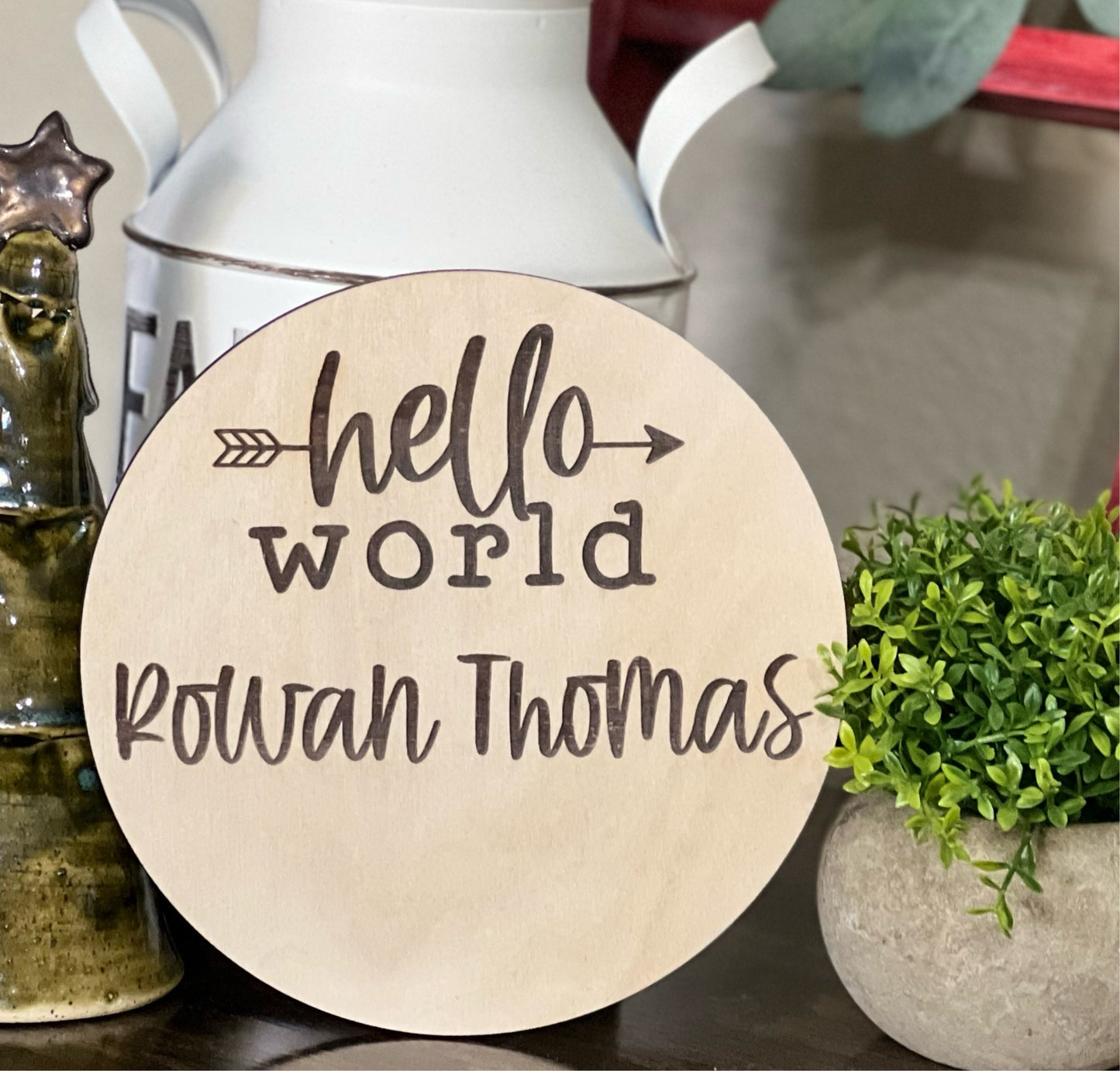 3D Birth Announcement Plaque