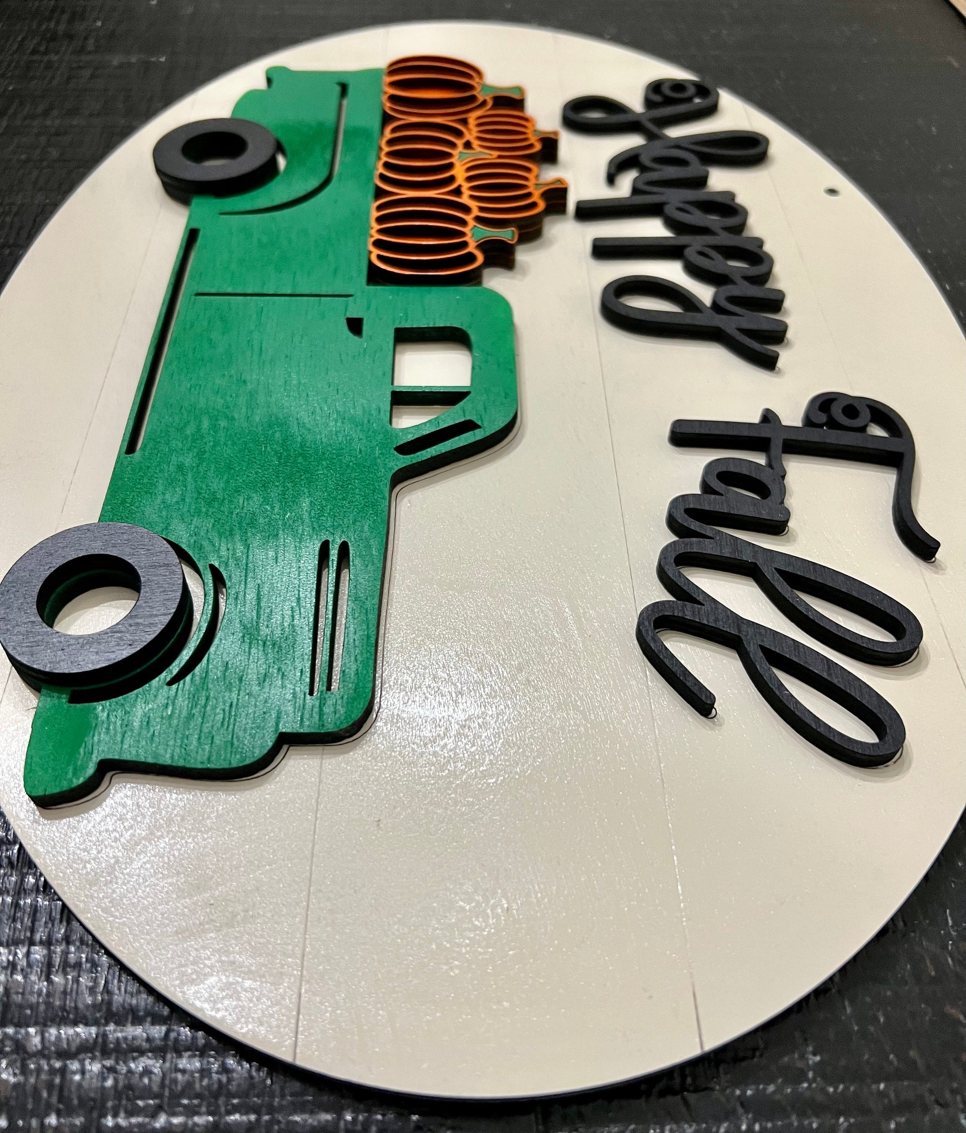3D Fall Sign