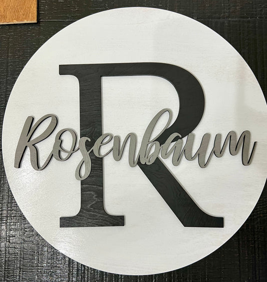 Custom 3D Name Sign