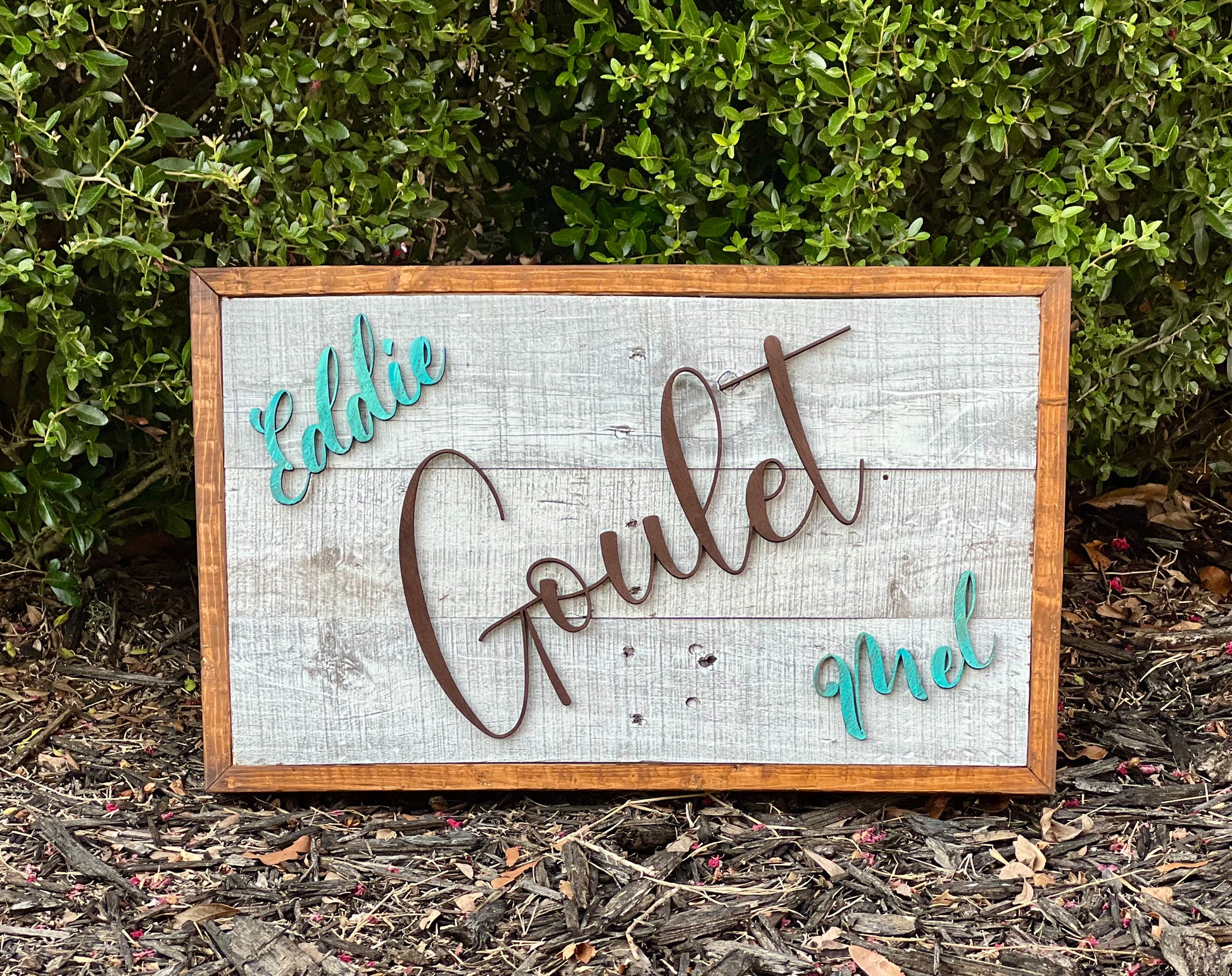Custom Family Name Sign