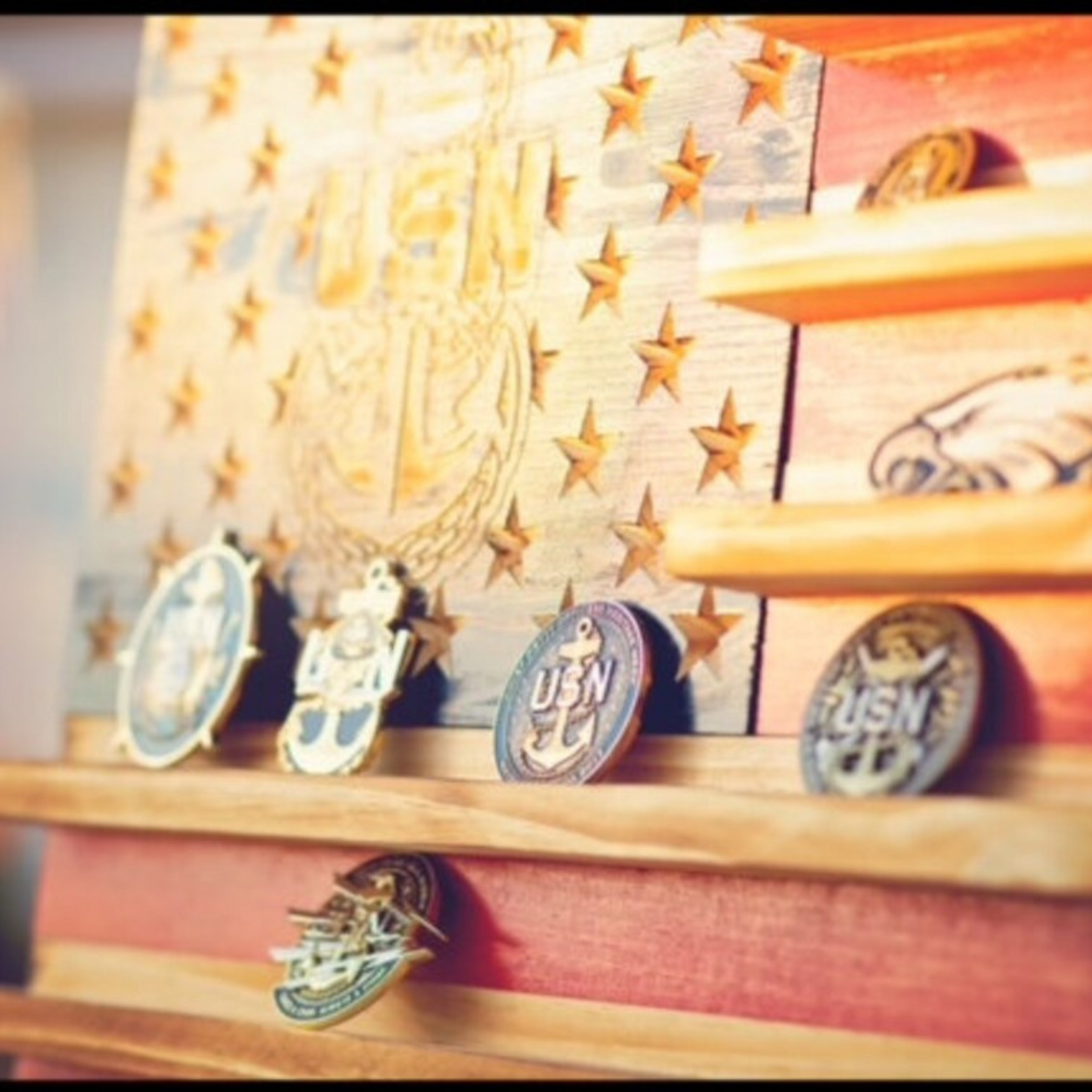 Custom Law Enforcement Flag Display