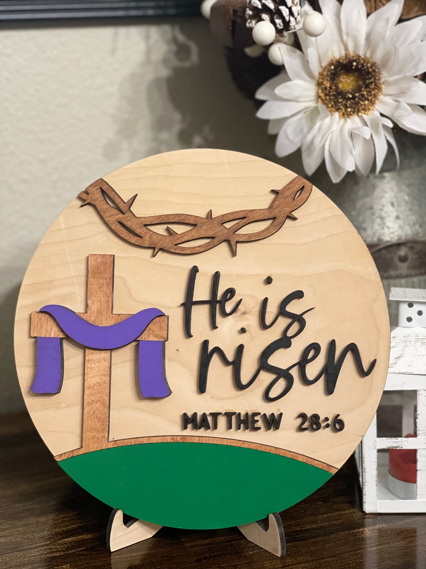 He Is Risen Sign