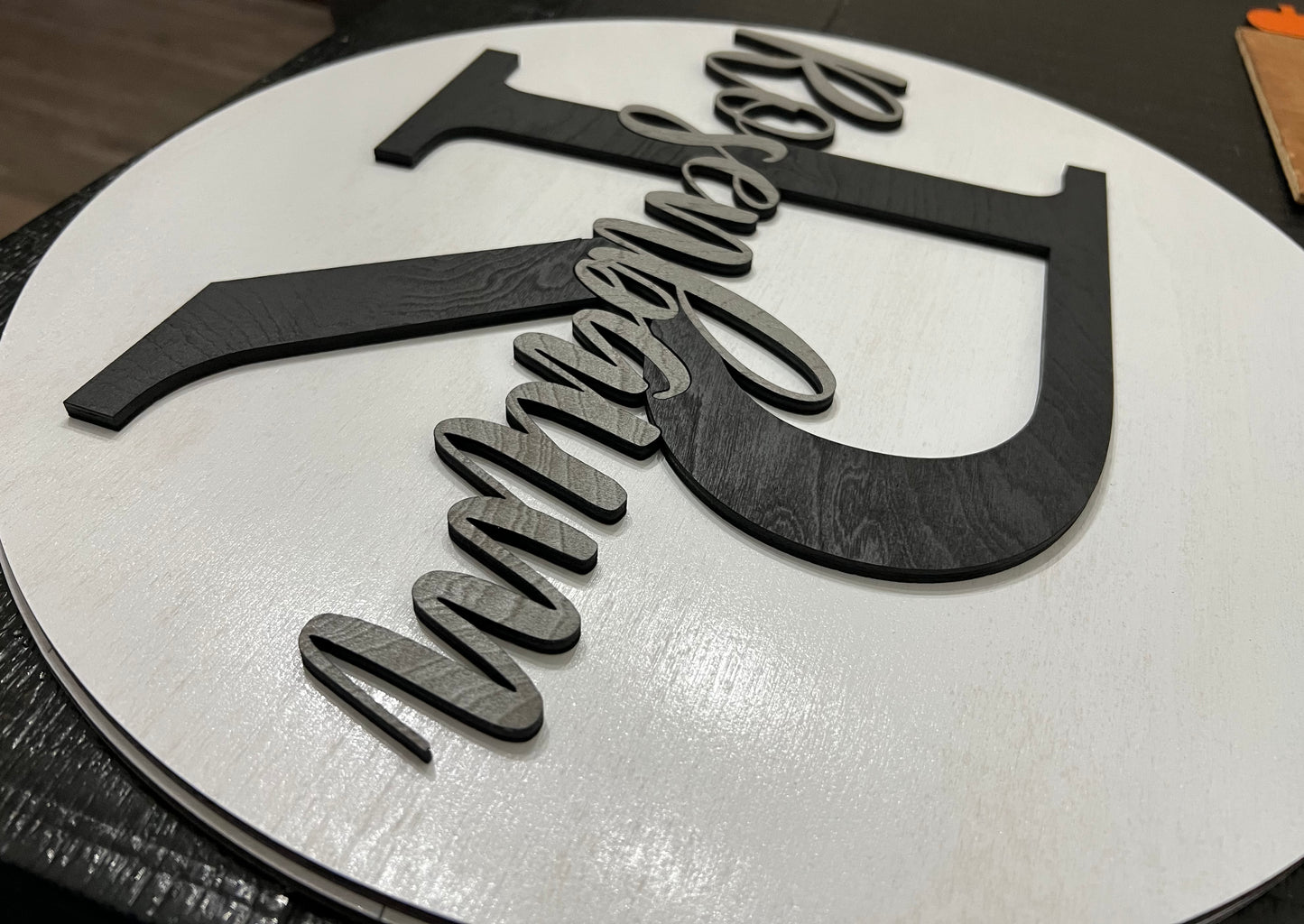 Personalized 3D Name Sign