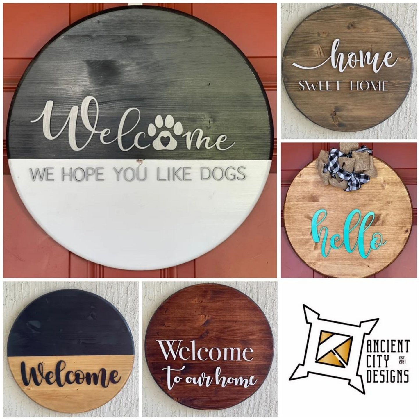 Personalized Wooden Door Hanger