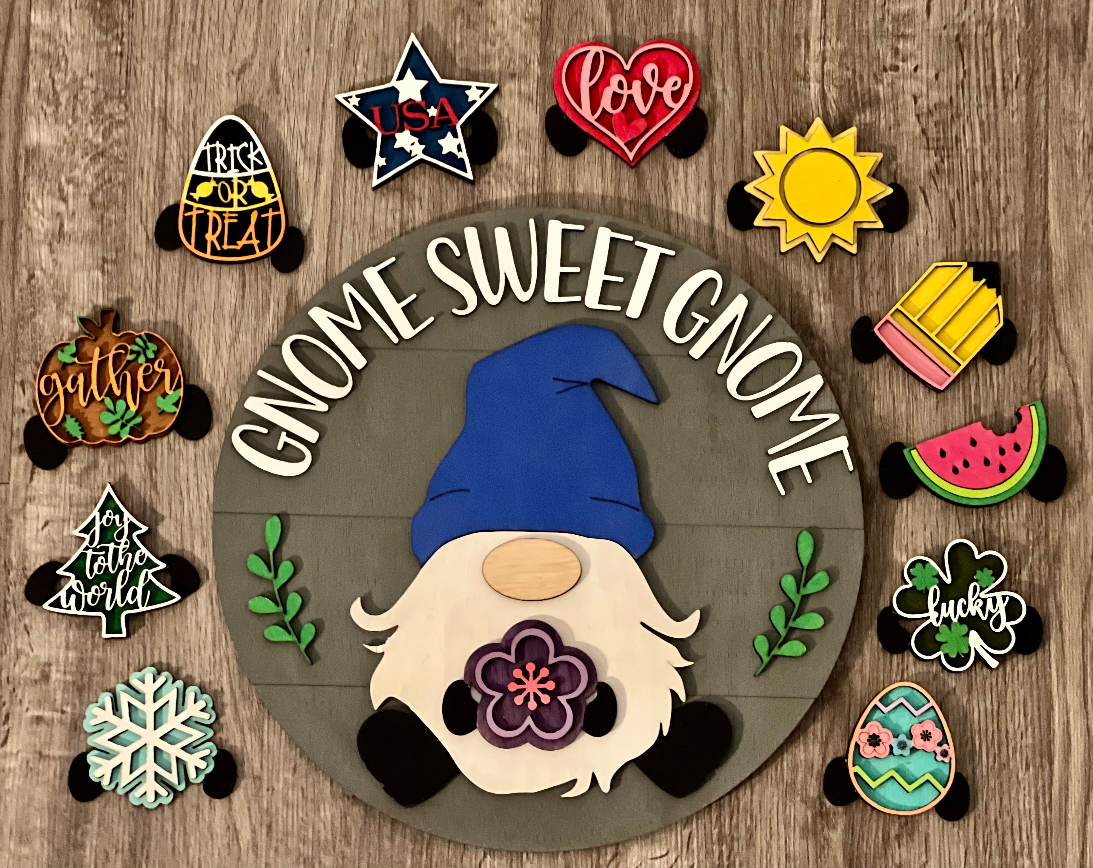 Gnome Door Hanger – Ancient City Designs Gnome Door Hanger – Ancient City Designs