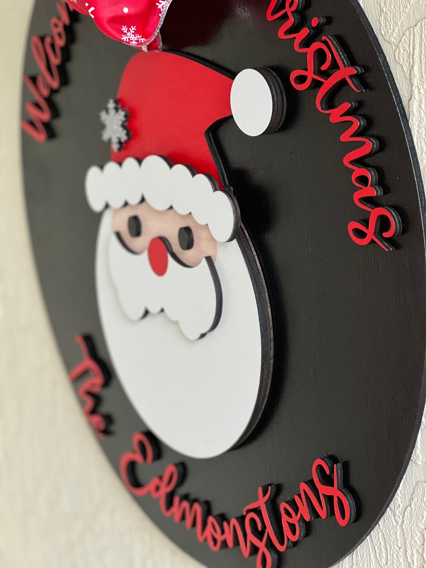 Merry Christmas Personalized Sign