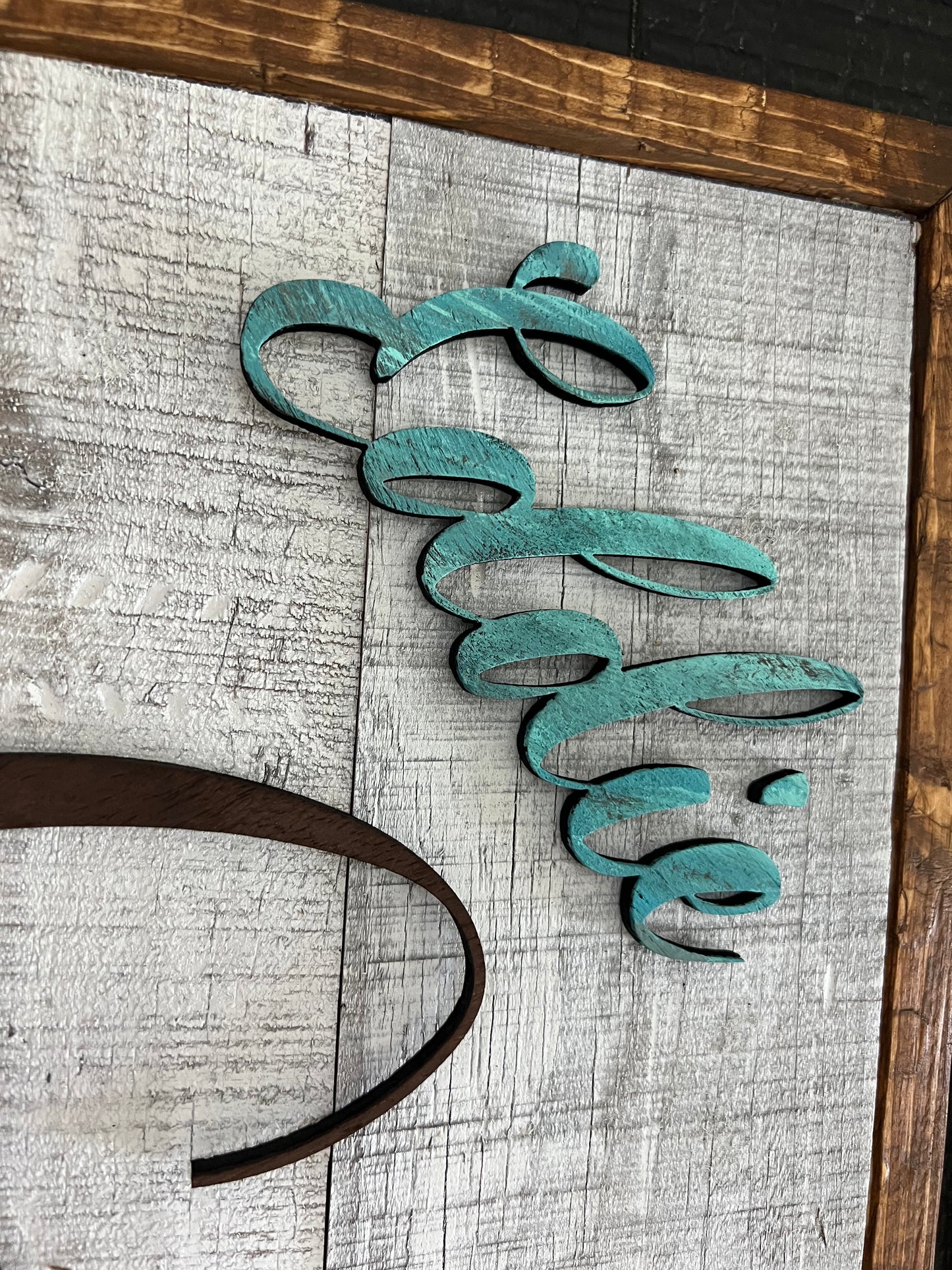 Custom Handmade Family Name Sign