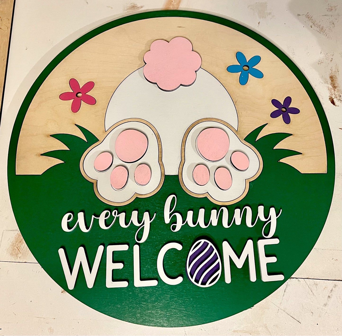 Easter Bunny Door Hanger