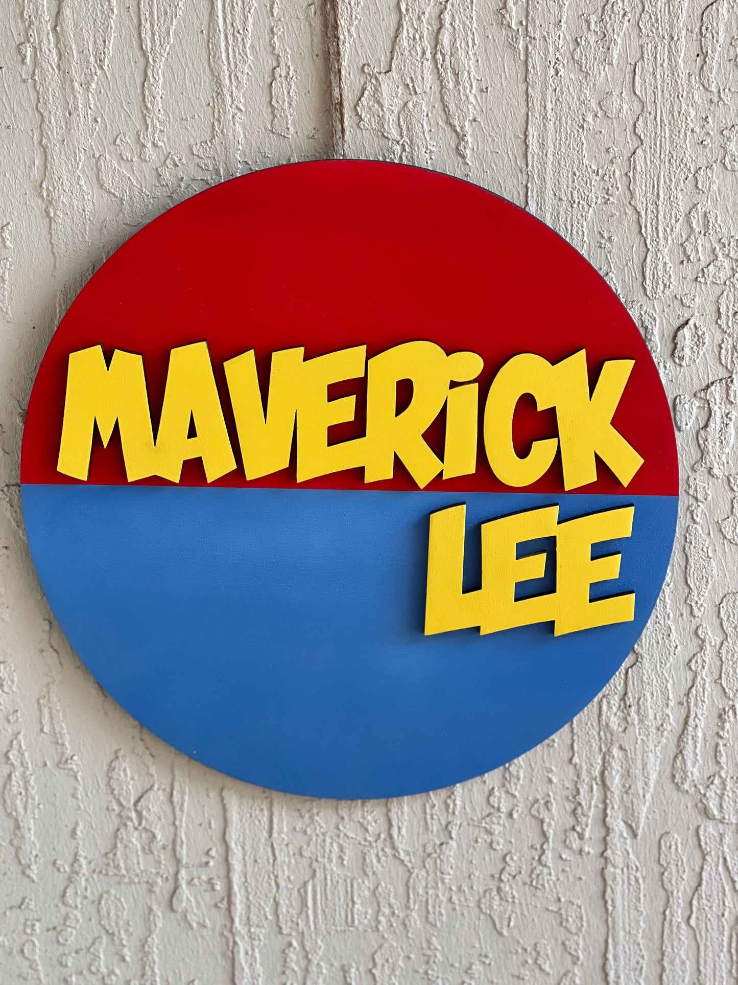 Nursery Sign | 3D Wood Baby Name Sign