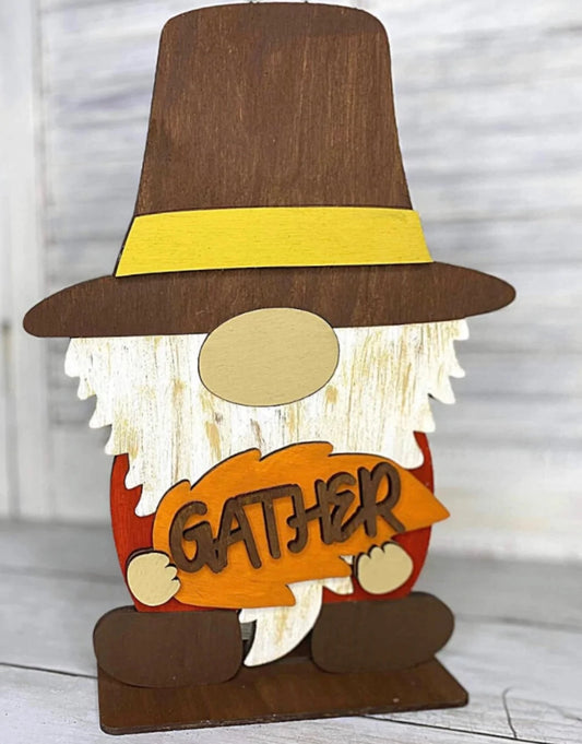 Gnome Fall Shelf Sitter