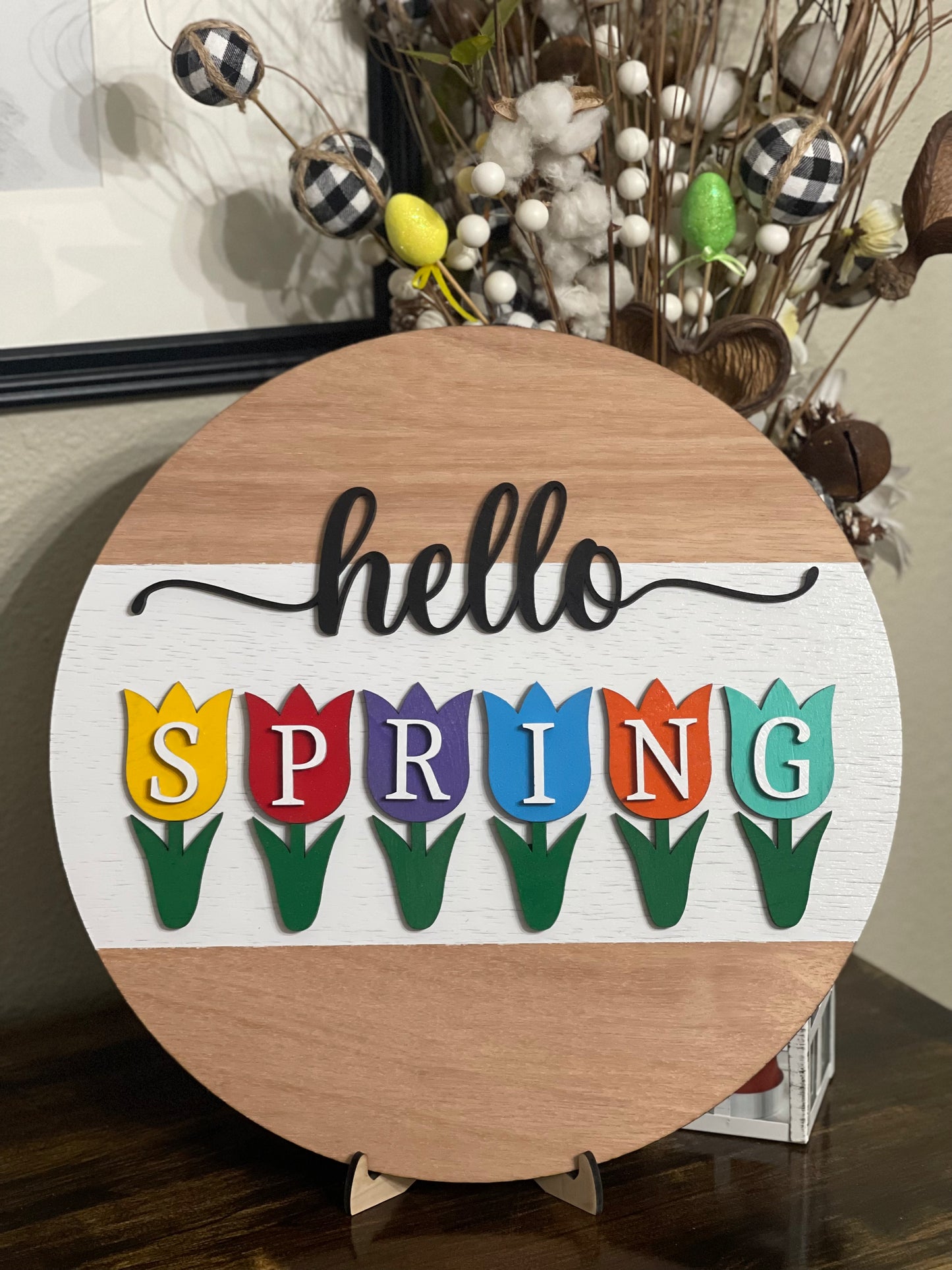 Hello Spring Door Hanger