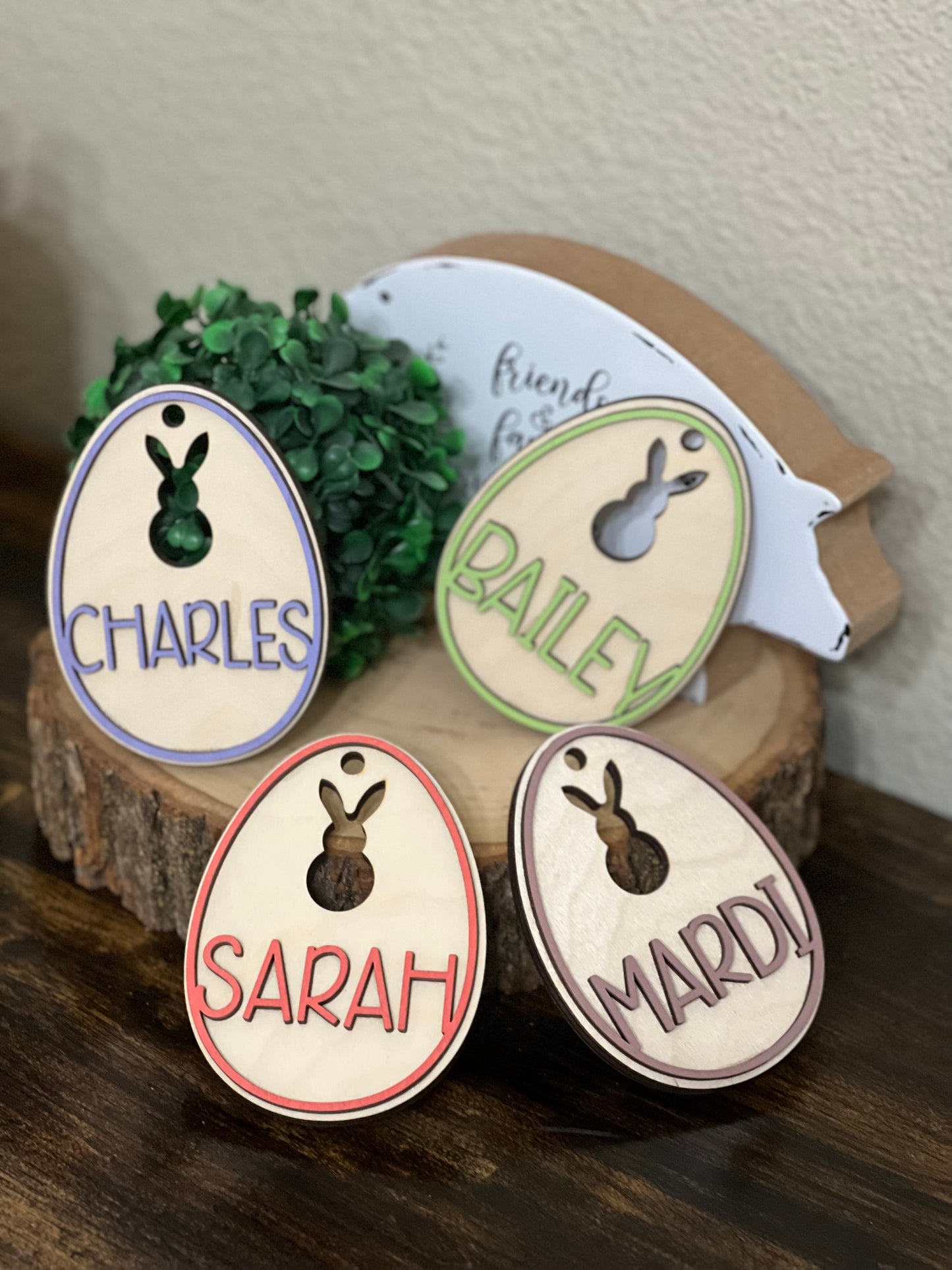 Easter Bunny Name Tags