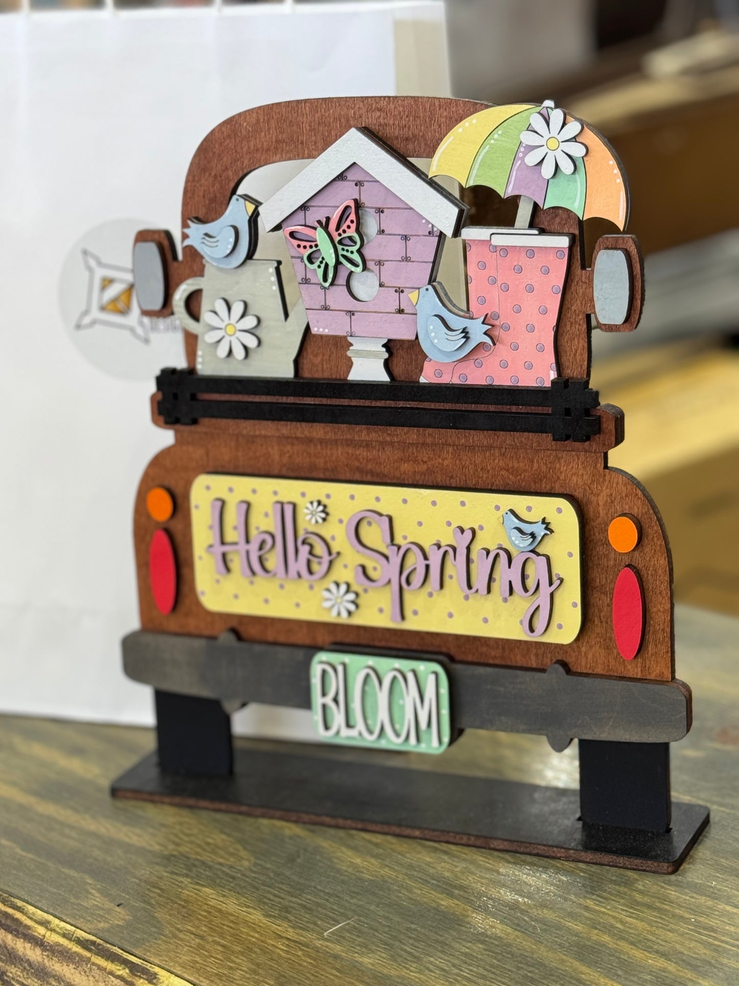 Spring Interchangeable Insert for the Farmhouse Truck Sign or Shelf Sitter