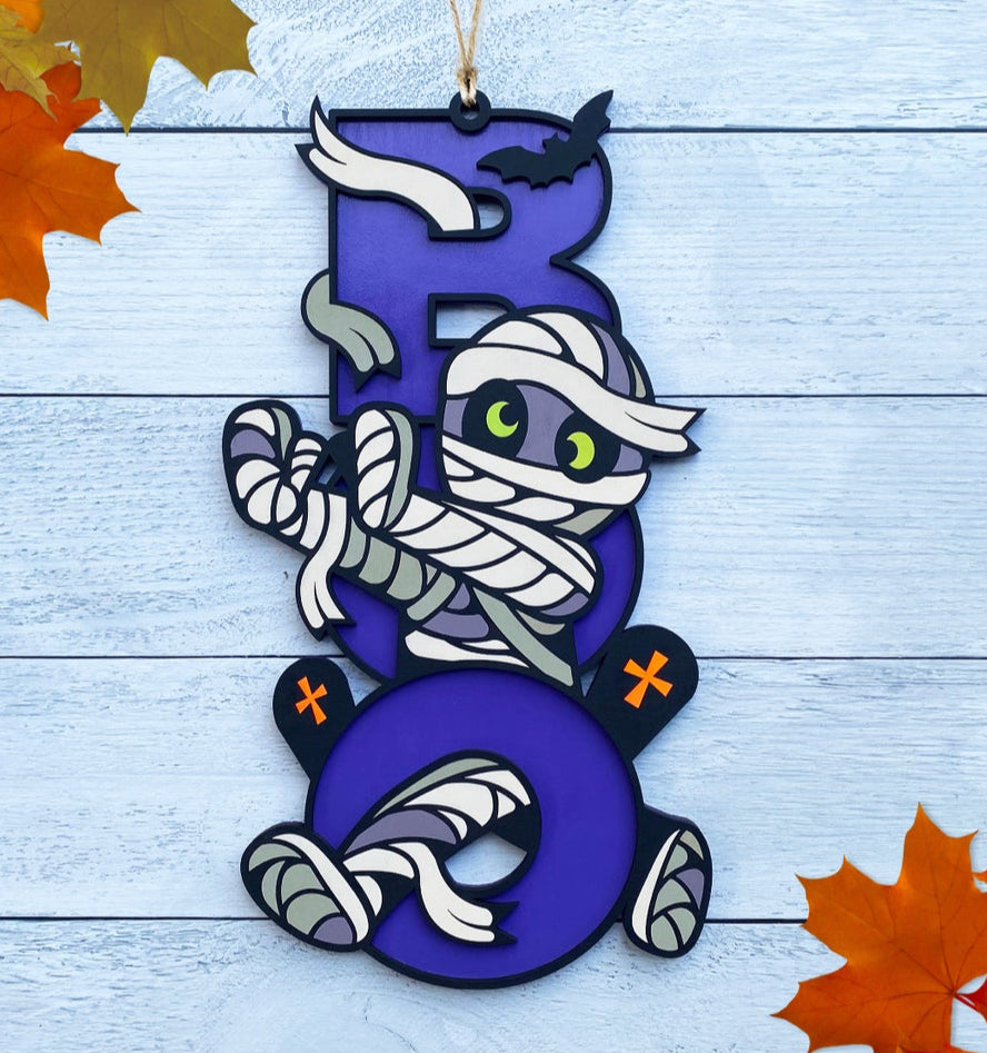 Boo Mummy Door Hanger