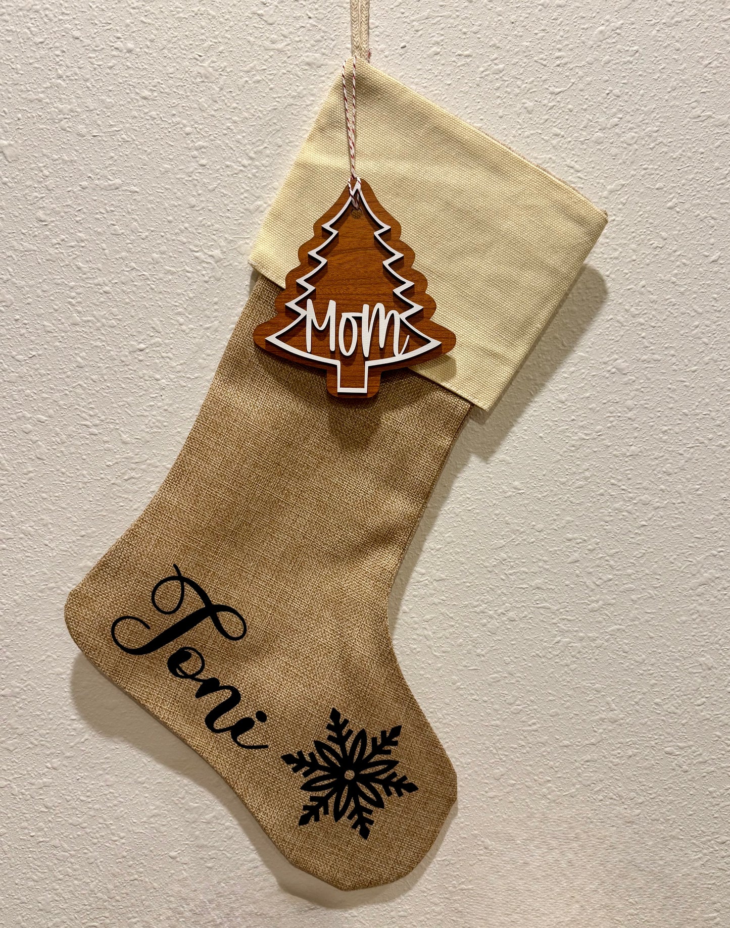 Christmas Tree Stocking Tags