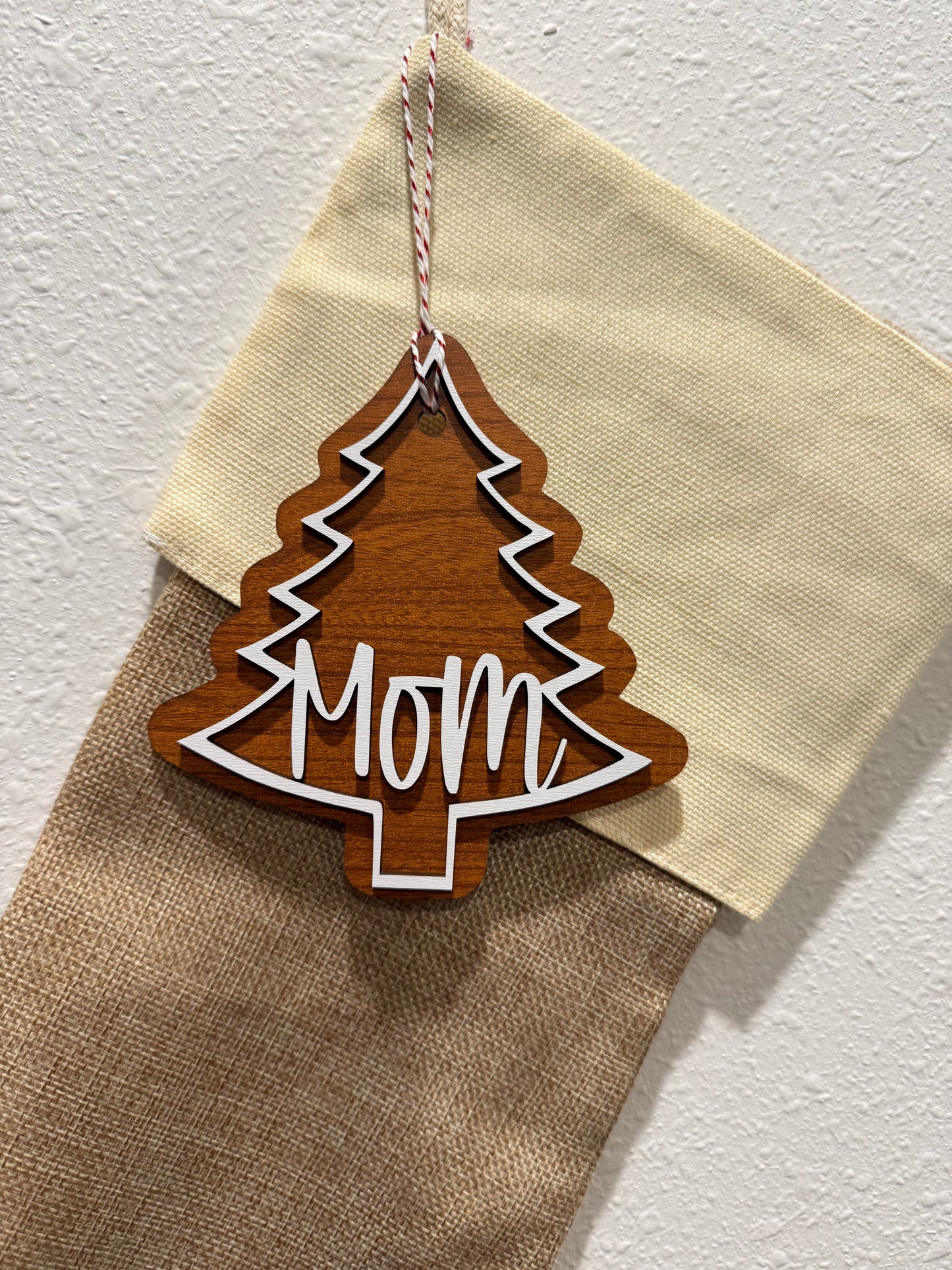Christmas Tree Stocking Tags