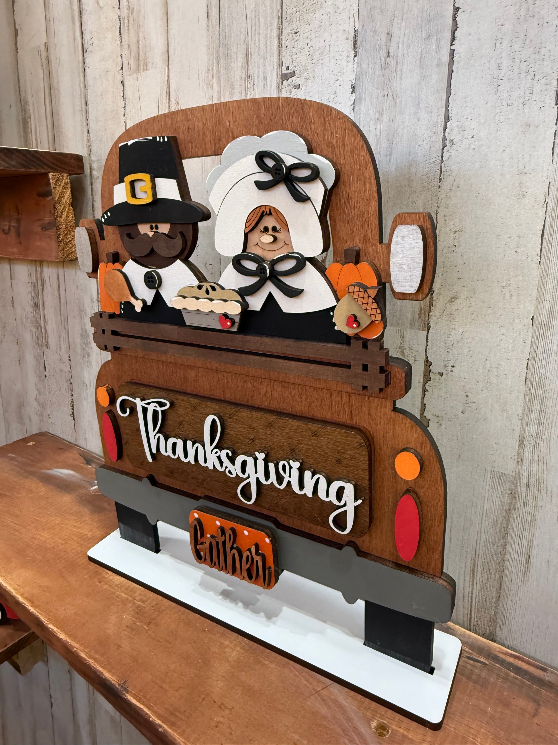 Thanksgiving Interchangeable Insert for  Shelf Sitter