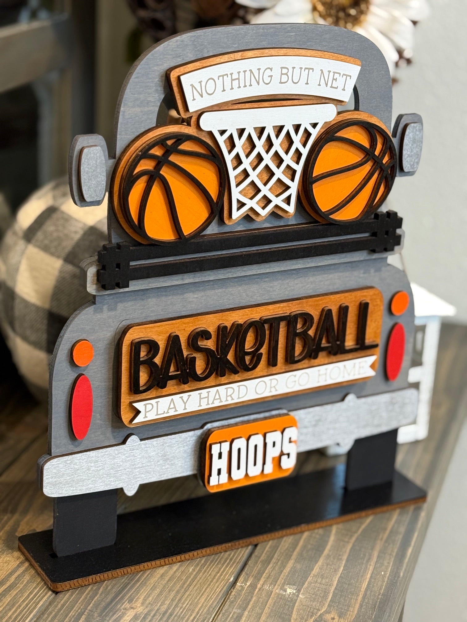 basketball home decor sign
