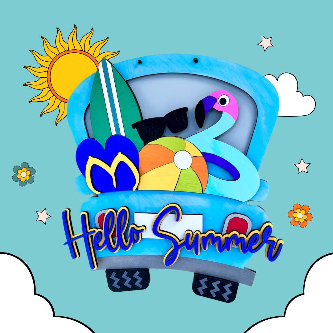 Summer Truck Door Hanger