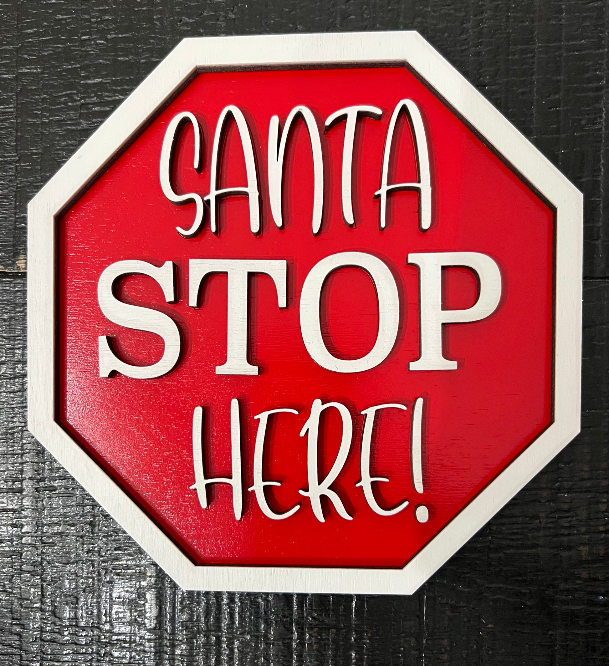 3d christmas cutout sign
