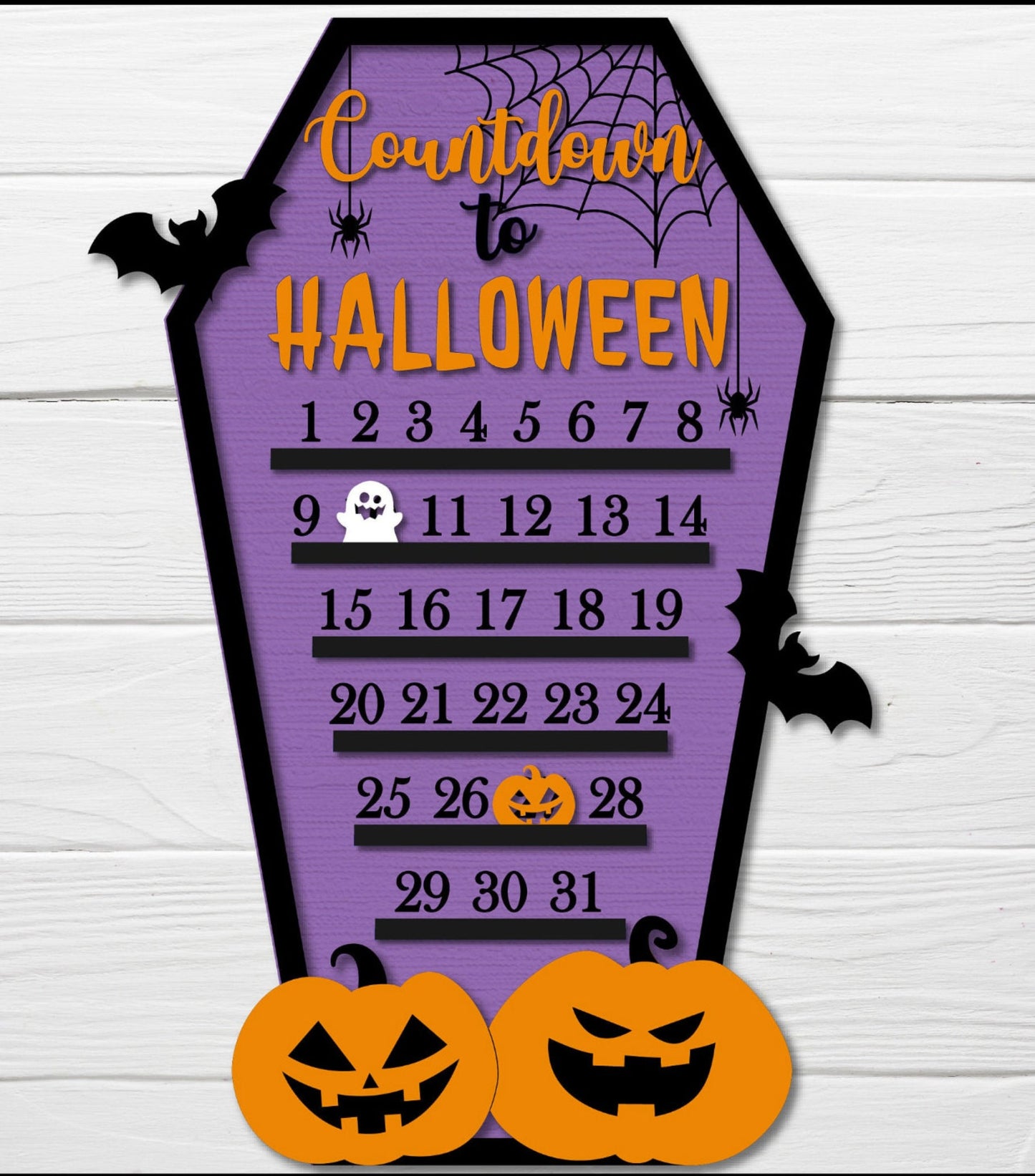 Countdown to Halloween Sign