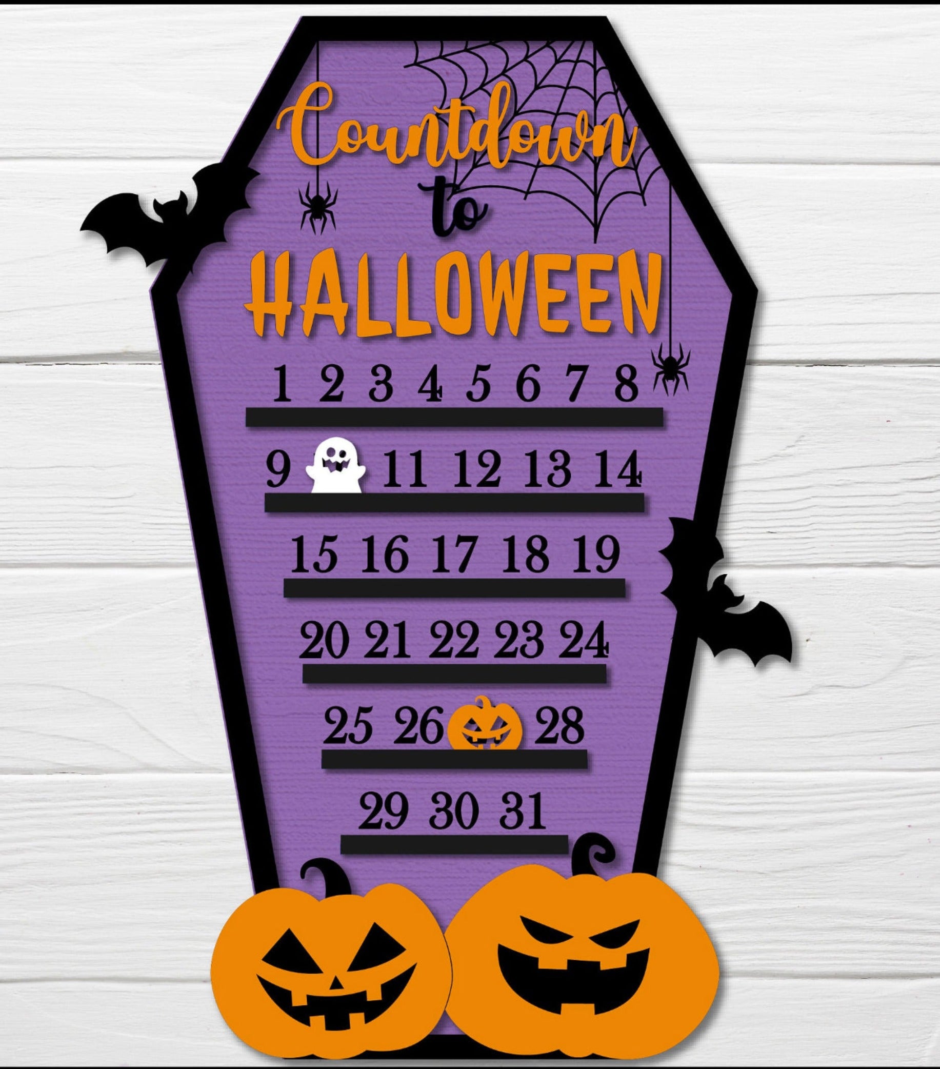 Countdown to Halloween Sign