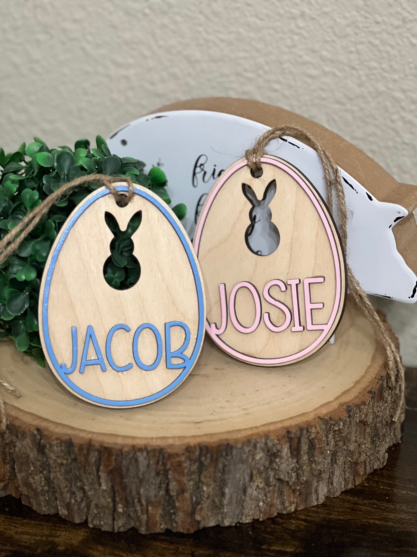 Custom Easter Basket Tags
