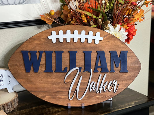 Football Nursery Sign
