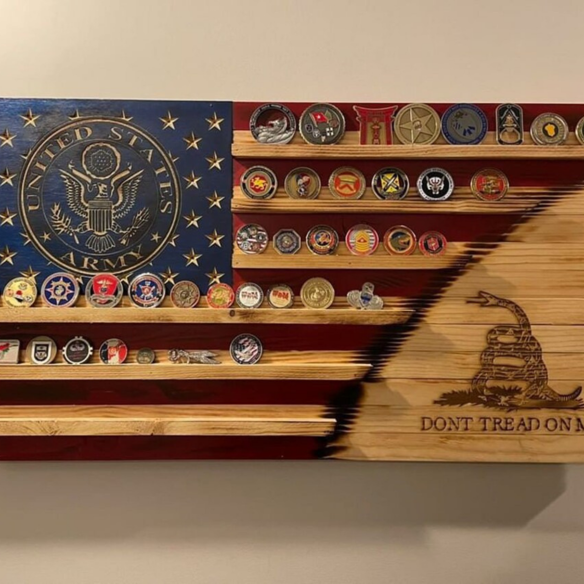 Personalized Challenge Coin Holder
