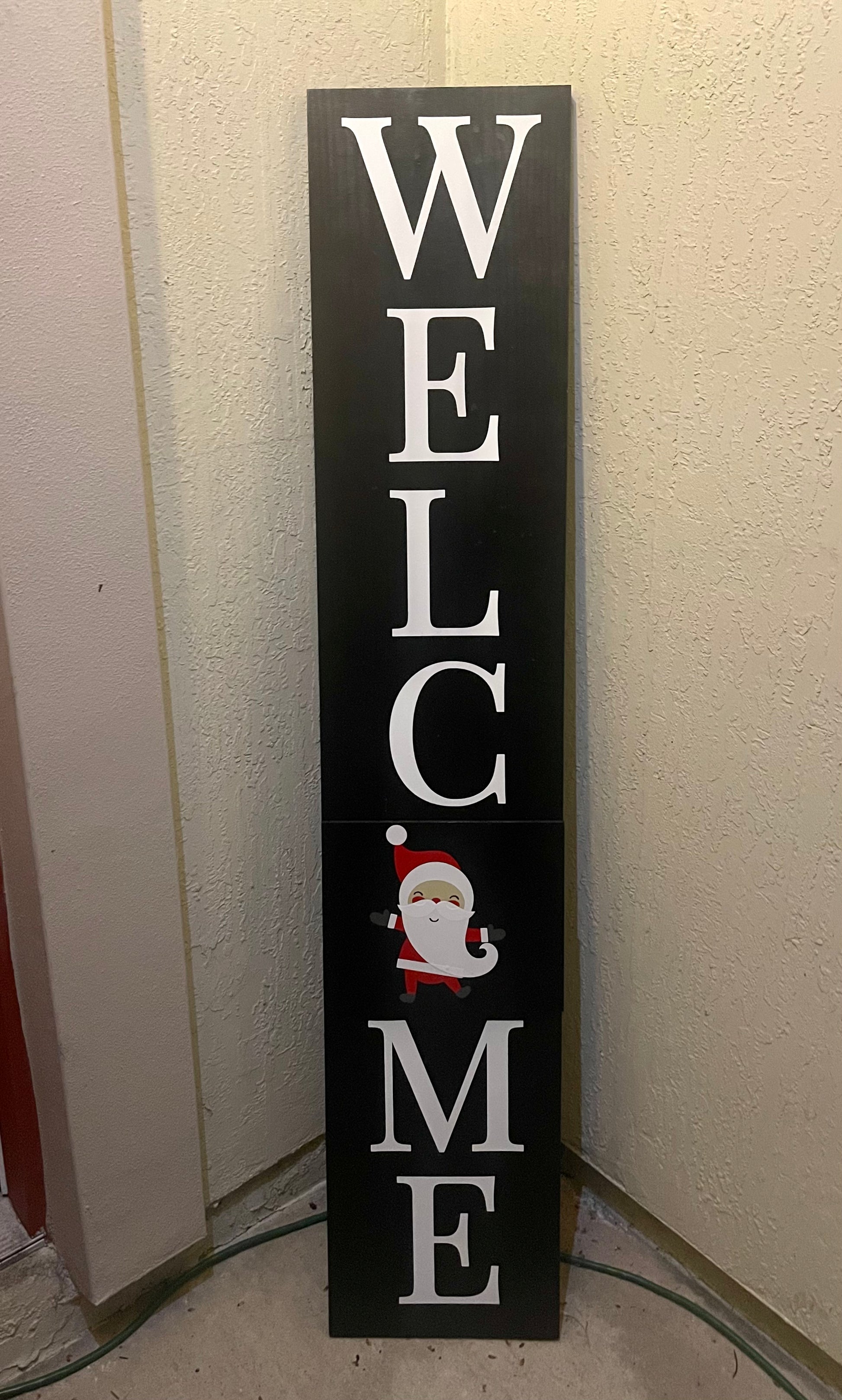 custom holiday porch leaner
